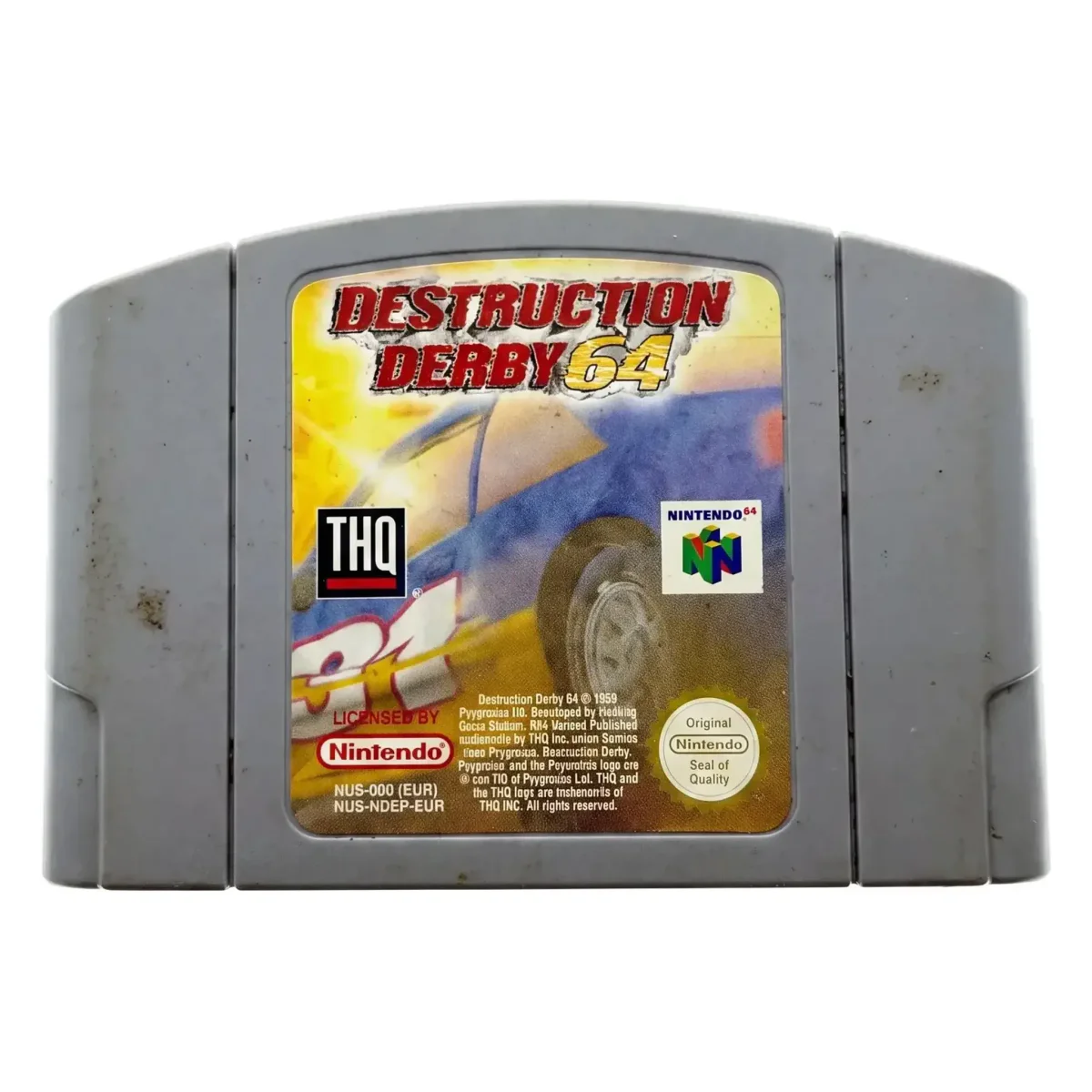 Destruction Derby 64 (Nintendo 64) — Pouze kazeta (bez krabice)