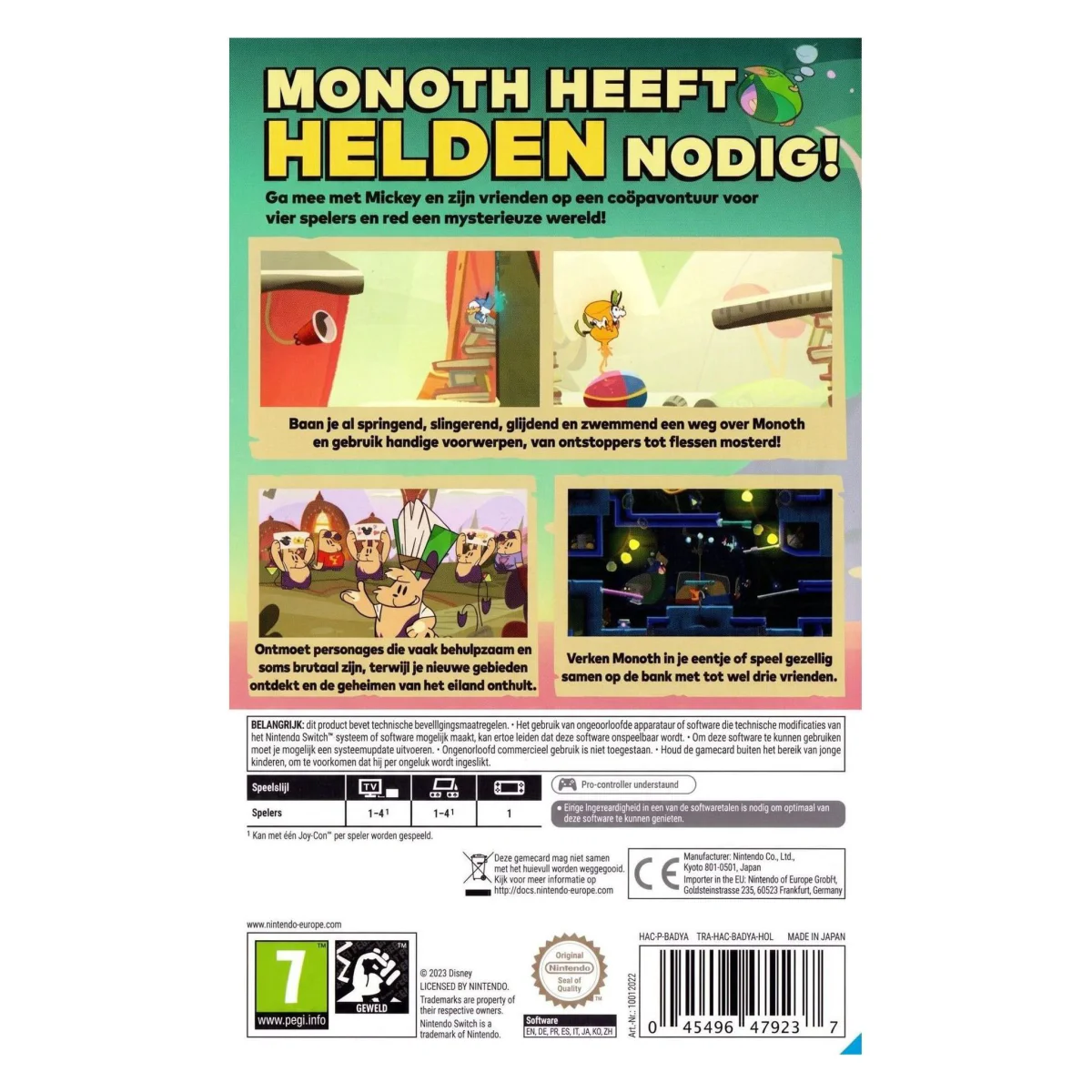 Disney Illusion Island (Nintendo Switch) — nugarėlė