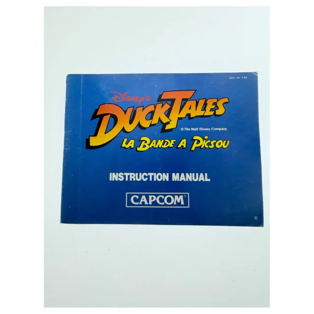 Disney's DuckTales — original manual — NES