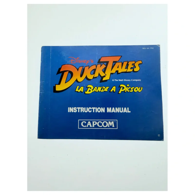 Disney's DuckTales — αυθεντικό εγχειρίδιο — NES