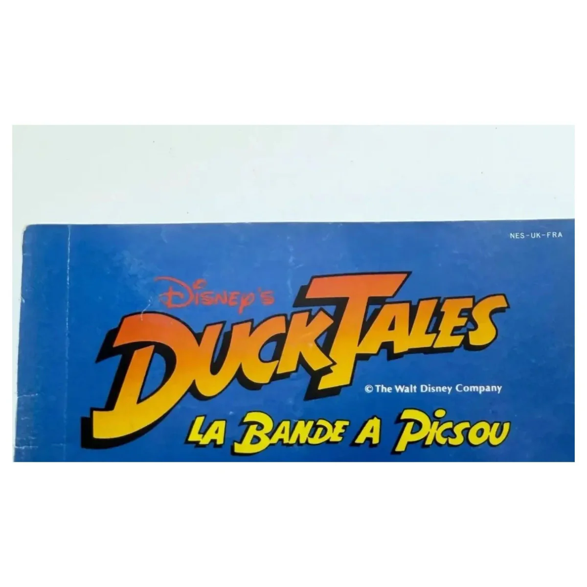 Disney's DuckTales — original manual (NES) — detail photo 1