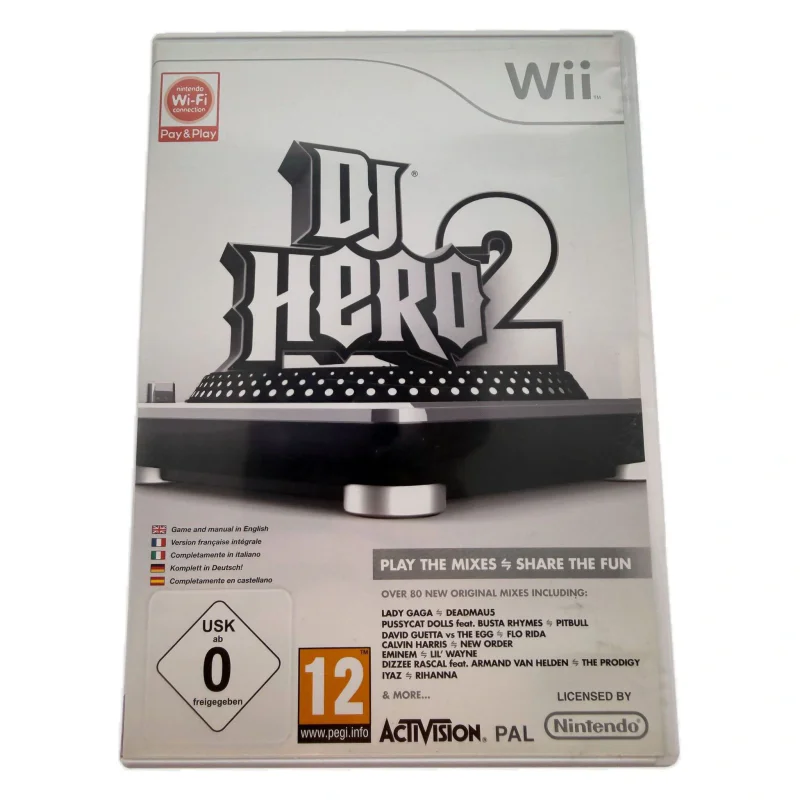 DJ Hero 2 (Wii) Game in doos — Goed — origineel kopen bij Gameshop Enter