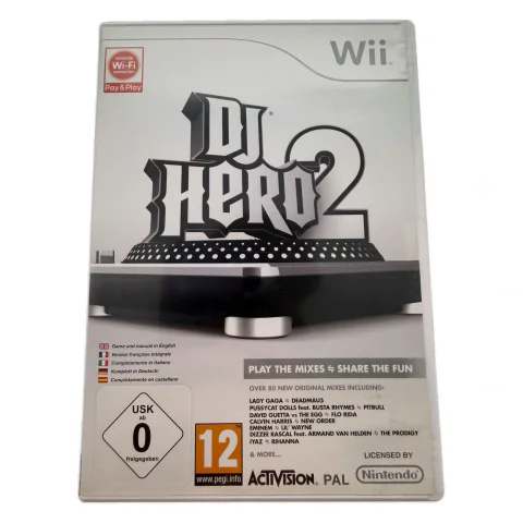 DJ Hero 2 (Wii) — Game in doos, Goede staat — origineel tweedehands kopen bij Gameshop Enter