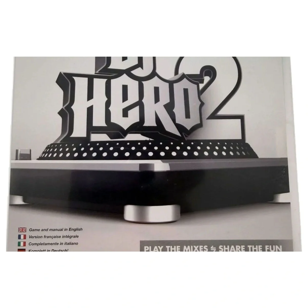 DJ Hero 2 Wii Label — Game in doos