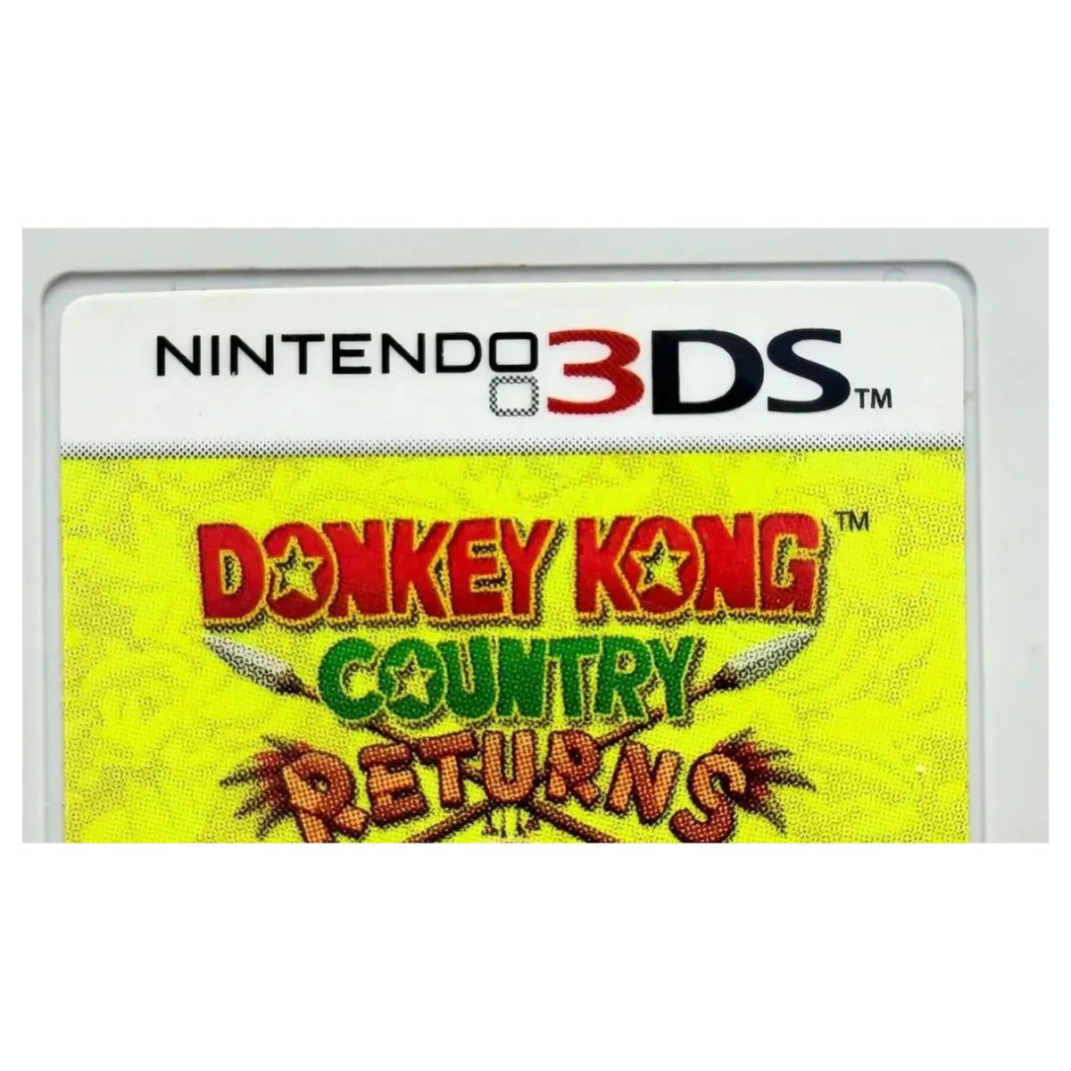 Donkey Kong Country Returns 3D Nintendo 3DS Detail — Losse cartridge