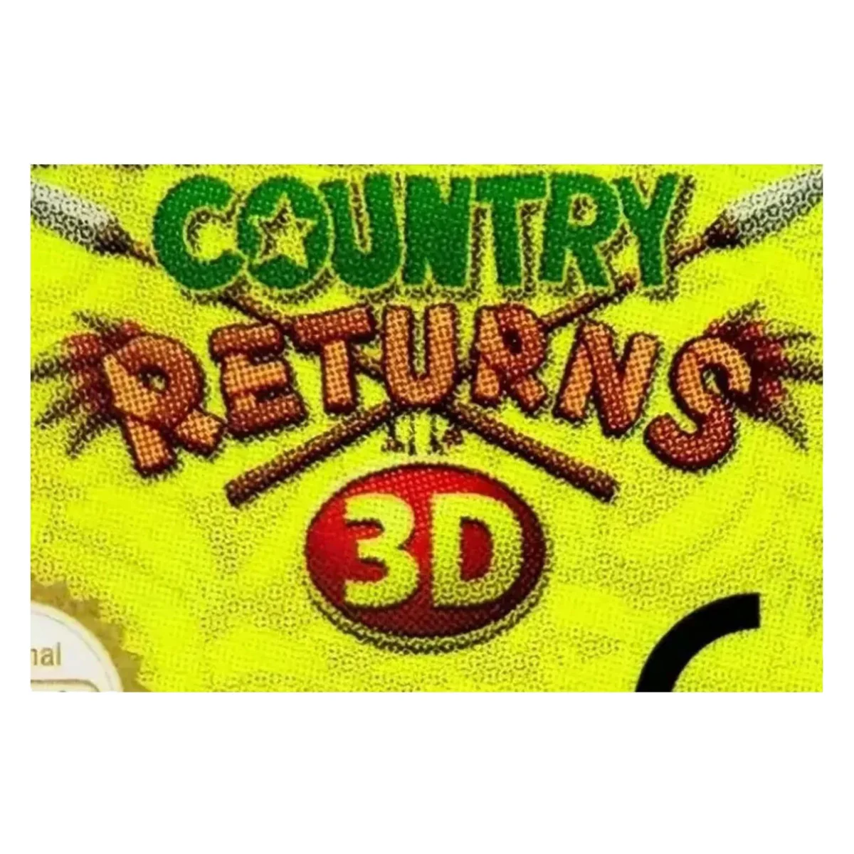 Donkey Kong Country Returns 3D (Nintendo 3DS) — φωτογραφία λεπτομέρειας 2