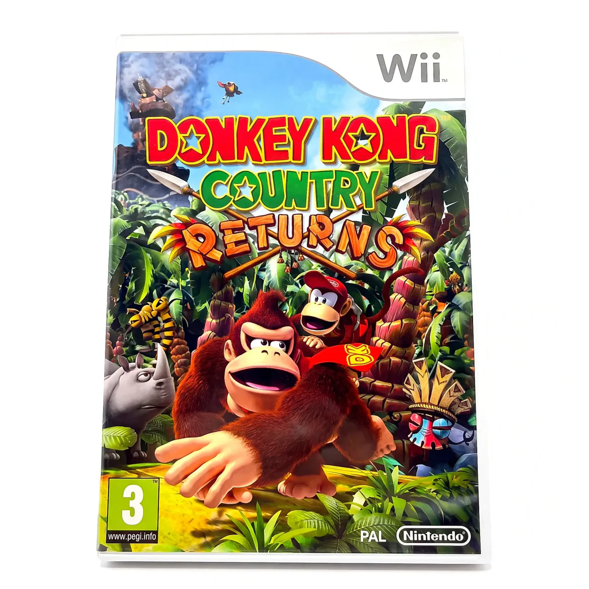 Donkey Kong Country Returns (Wii) — Spiel in Originalverpackung (OVP)