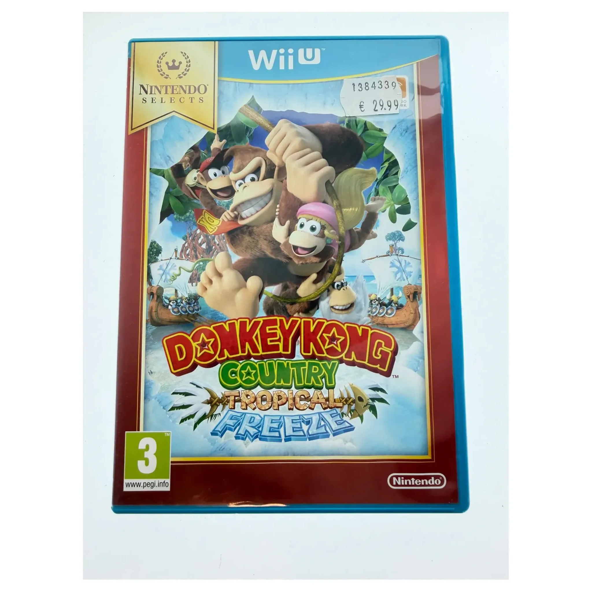 Donkey Kong Country: Tropical Freeze (Nintendo Selects) (Wii U) Game in doos — Goed staat — origineel kopen bij Gameshop Enter