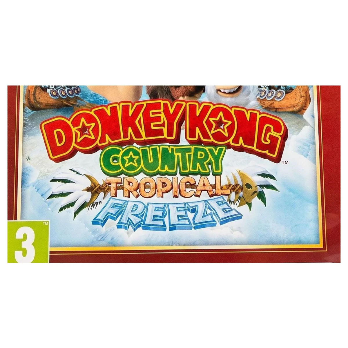 Donkey Kong Country: Tropical Freeze (Nintendo Selects) Wii U Binnenkant — Game in doos