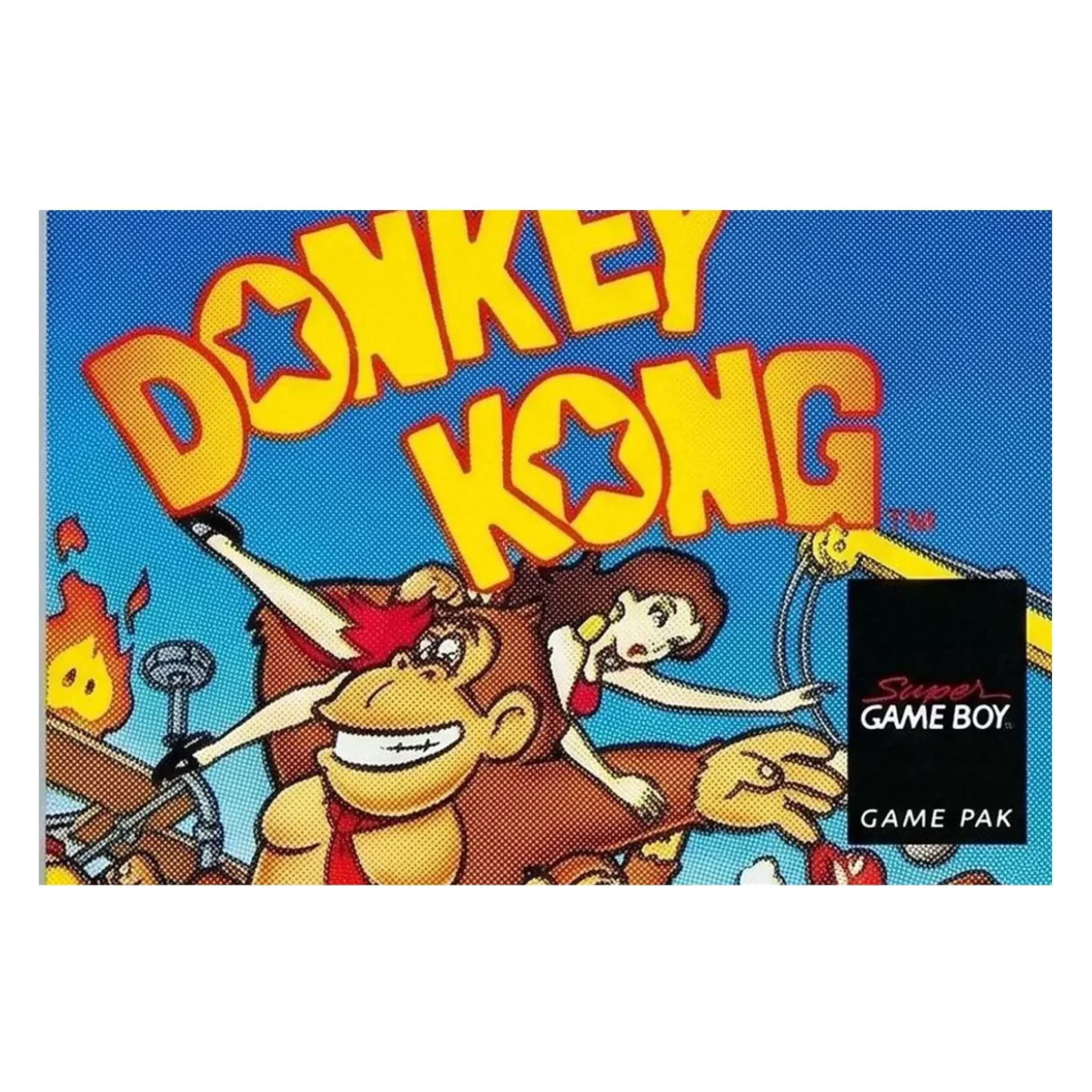 Donkey Kong Game Boy / Color Label — Losse cartridge