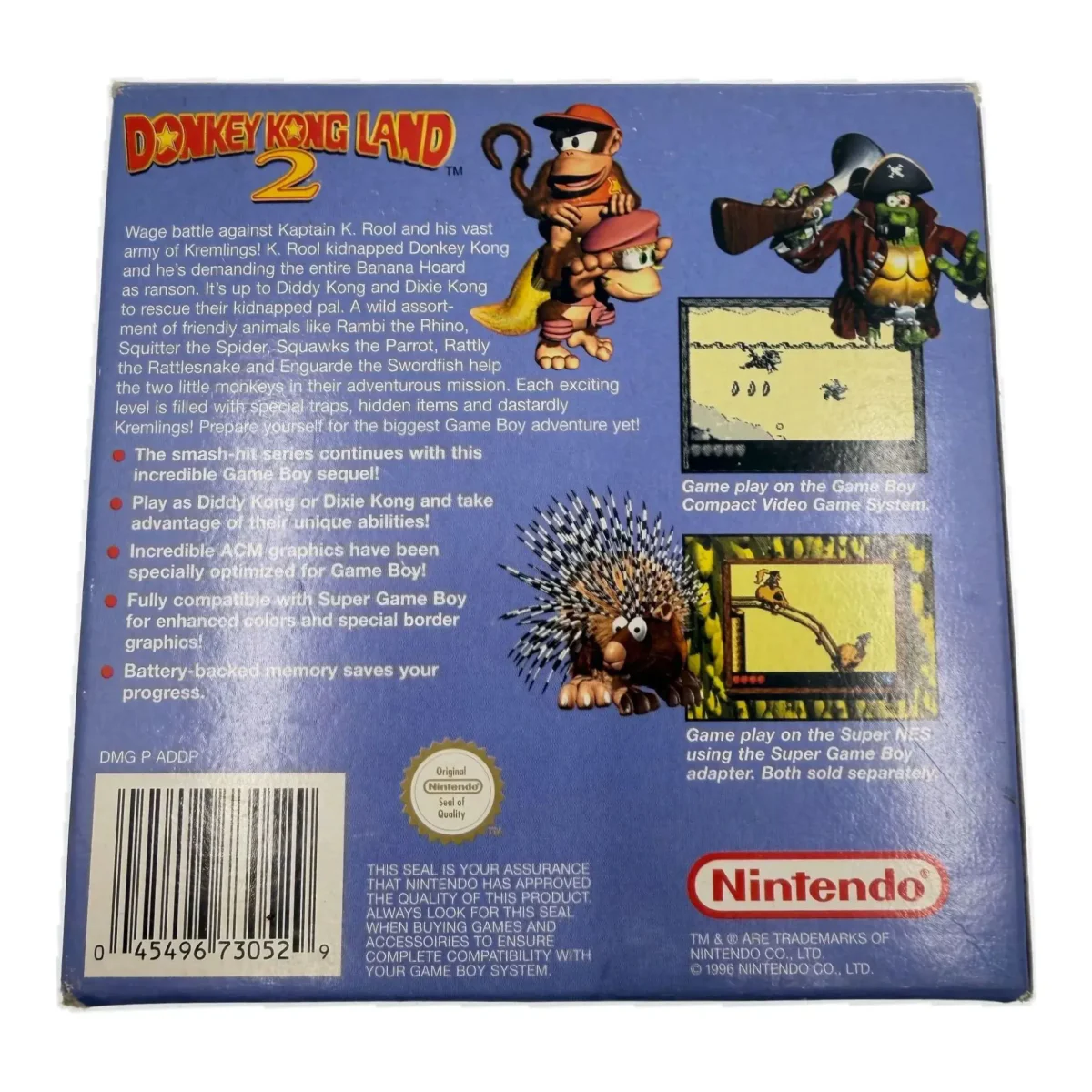 Donkey Kong Land 2 (Game Boy / Color) — detail photo 1