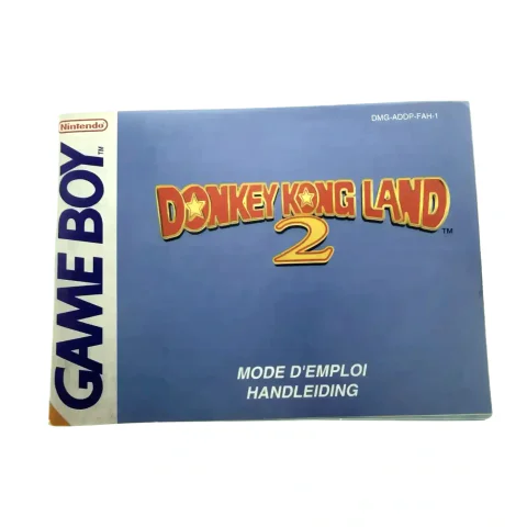 Donkey Kong Land 2 — original manual — Game Boy / Color