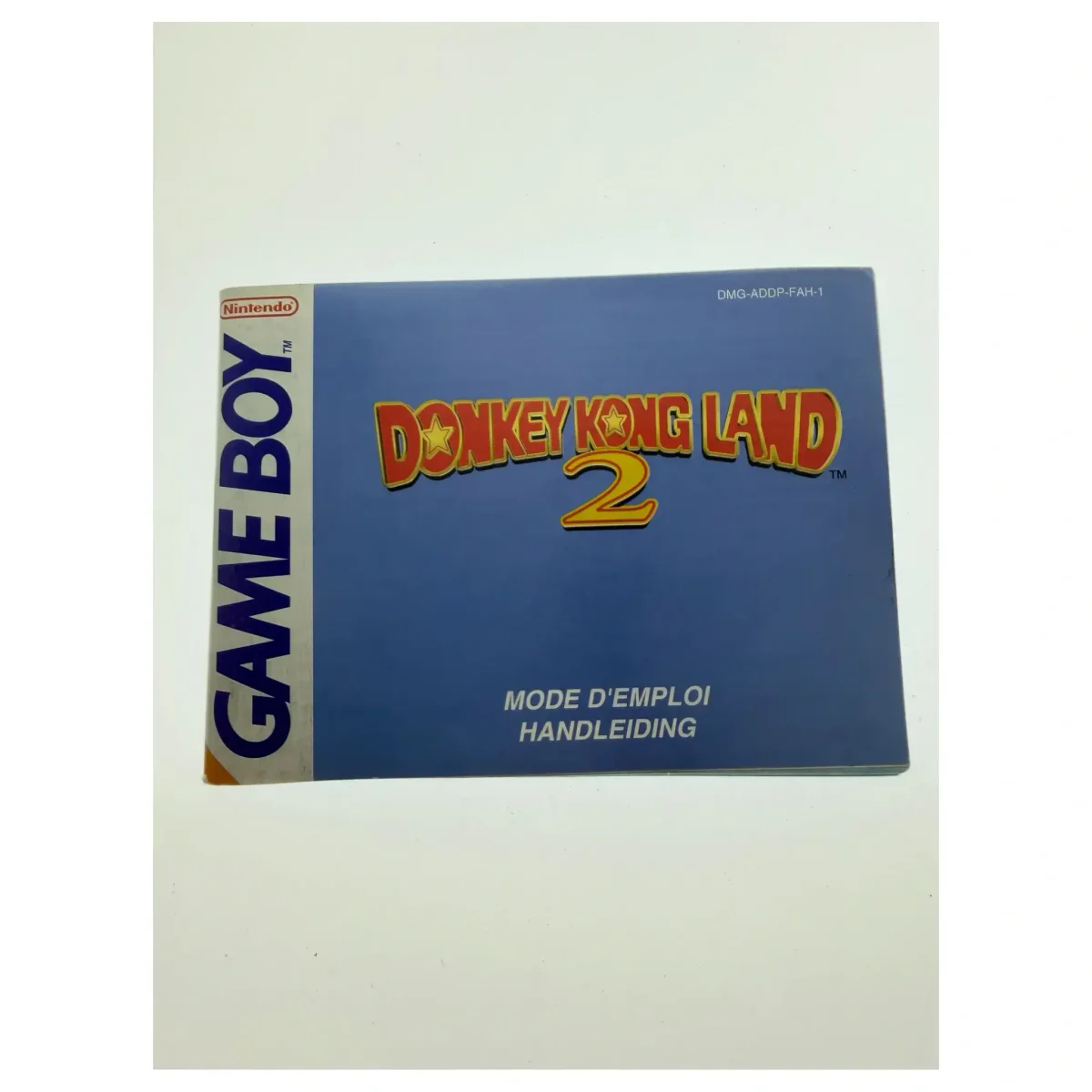 Donkey Kong Land 2 — originele handleiding Game Boy / Color Voorkant — Met handleiding