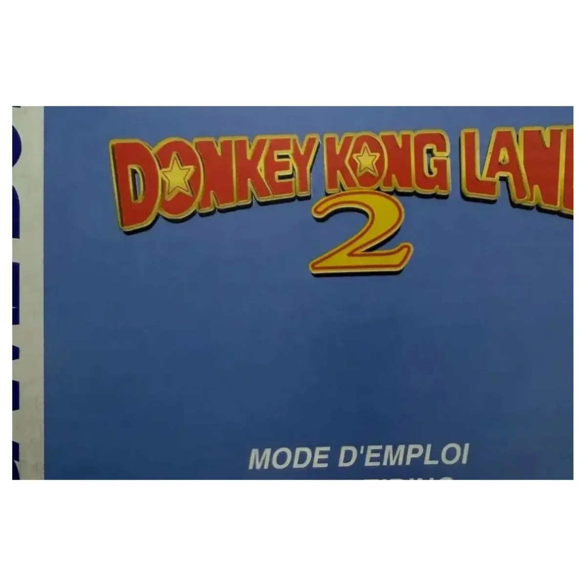 Donkey Kong Land 2 — originele handleiding Game Boy / Color Label — Met handleiding