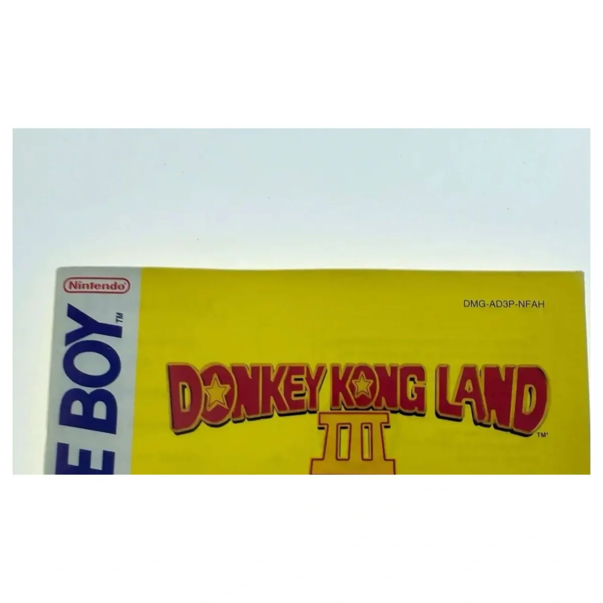 Donkey Kong Land III — oryginalna instrukcja (Game Boy / Color) — zdjęcie szczegółowe 1