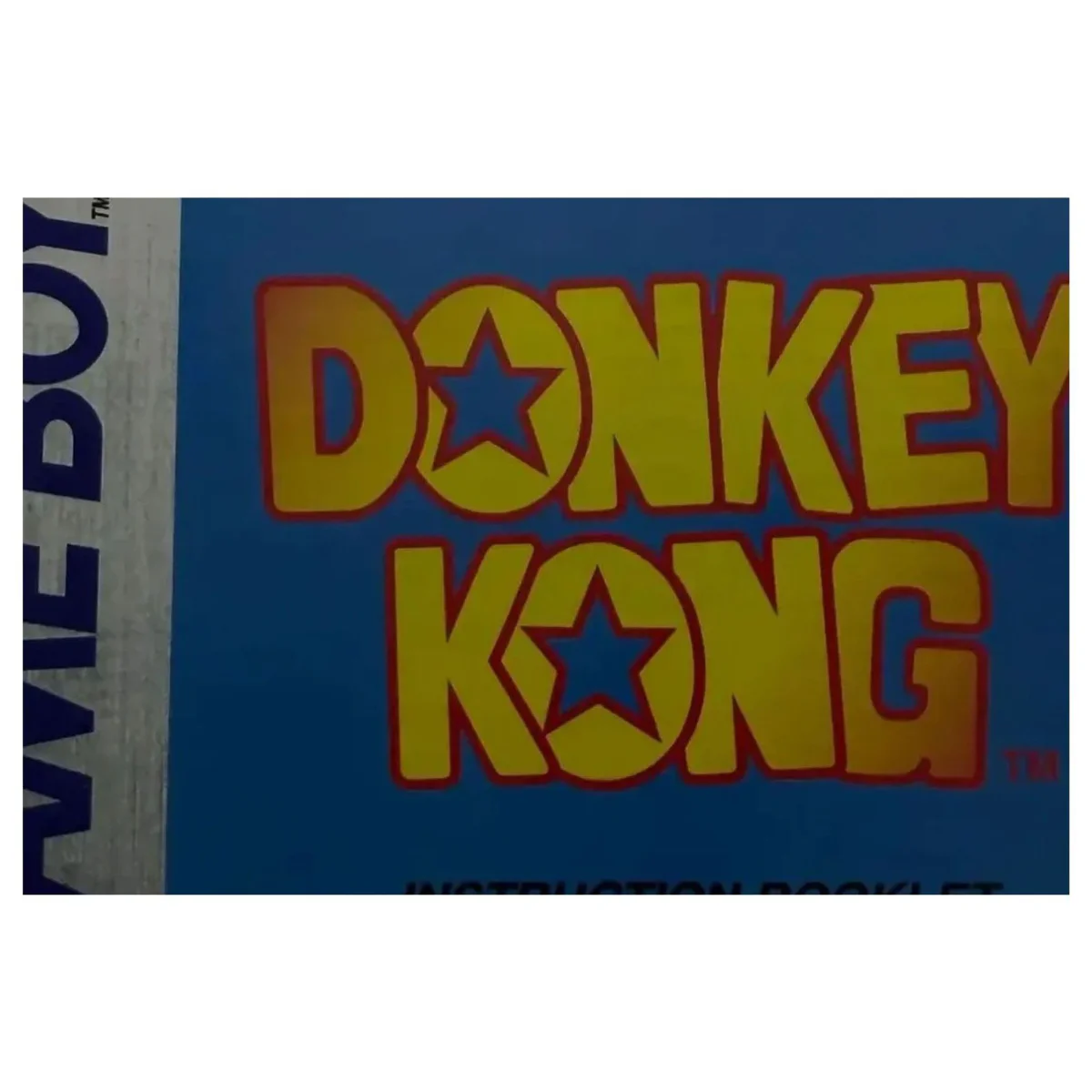Donkey Kong — originele handleiding Game Boy / Color Label — Met handleiding