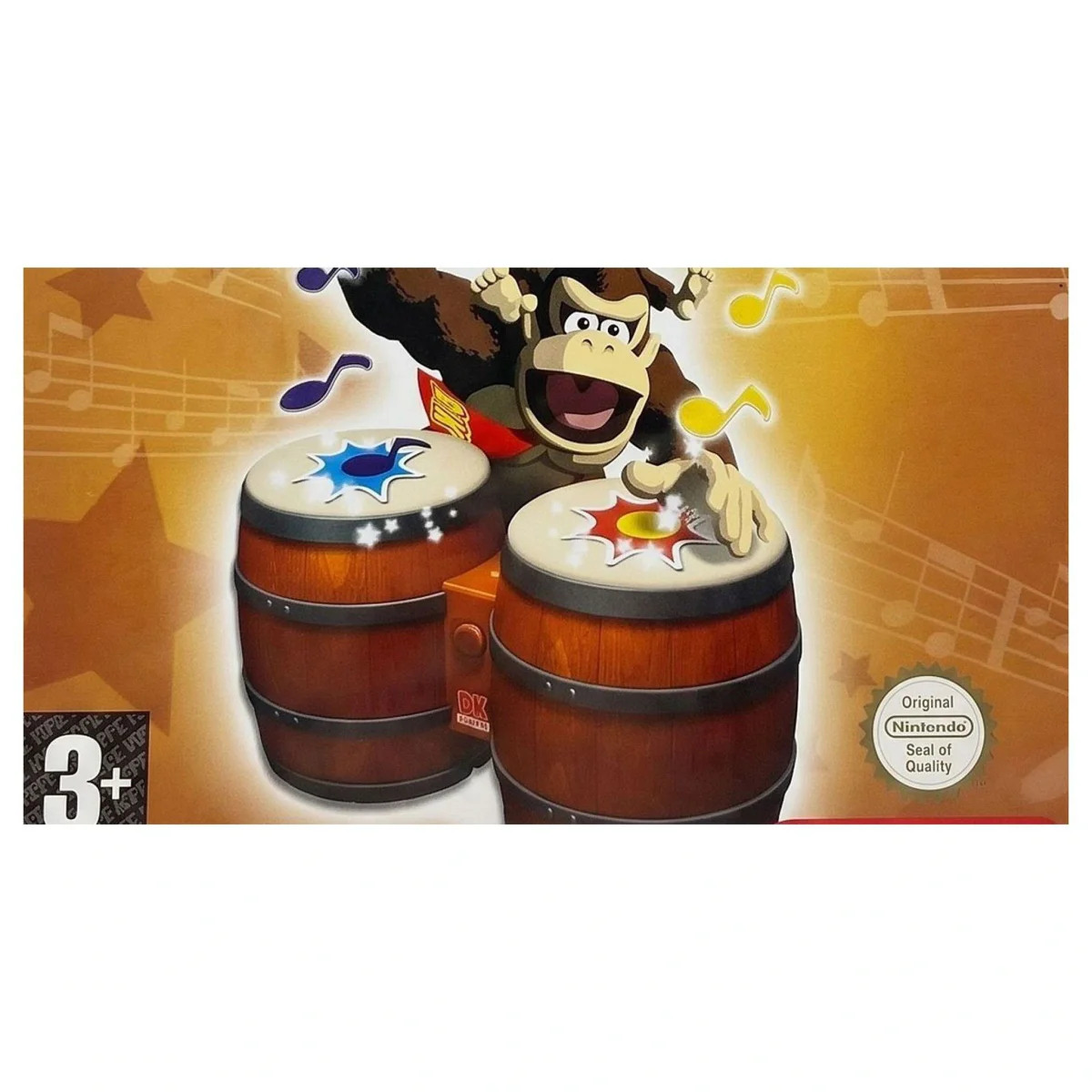 Donkey Konga GameCube Binnenkant — Game in doos