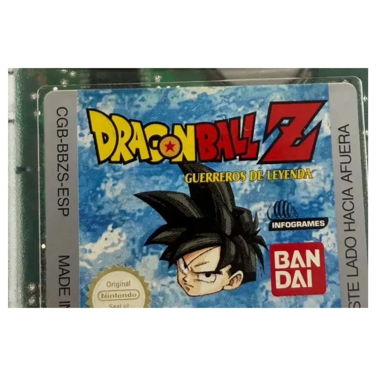 Dragon Ball Z: Guerreros de Leyenda Game Boy / Color Label — Losse cartridge