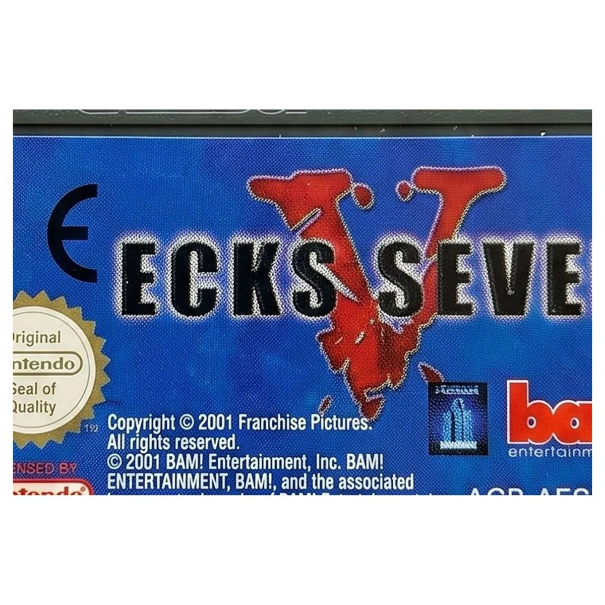 Ecks vs Sever Game Boy Advance Label — Losse cartridge
