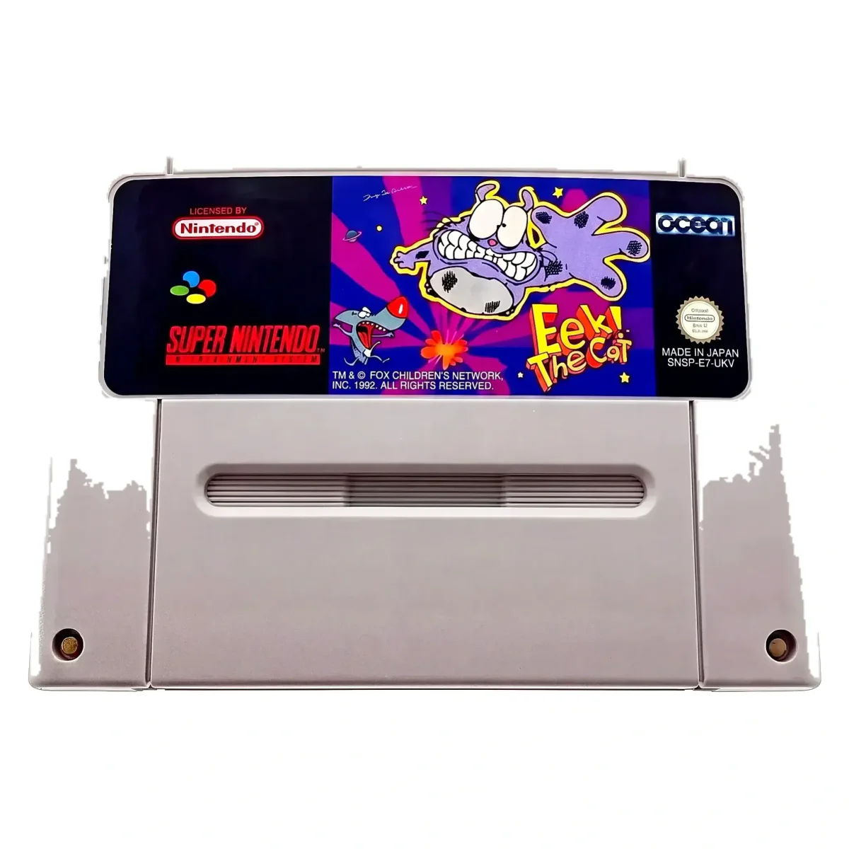 Eek! The Cat Super Nintendo Voorkant — Losse cartridge