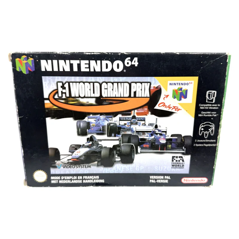 F-1 World Grand Prix (Nintendo 64) Game in doos — Redelijke staat — origineel kopen bij Gameshop Enter
