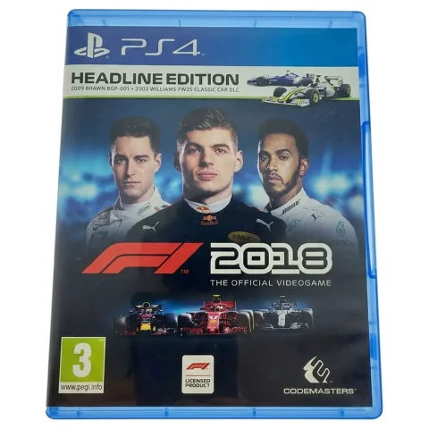 F1 2018 Headline Edition (PlayStation 4) — Game in doos, Goede staat — origineel tweedehands kopen bij Gameshop Enter