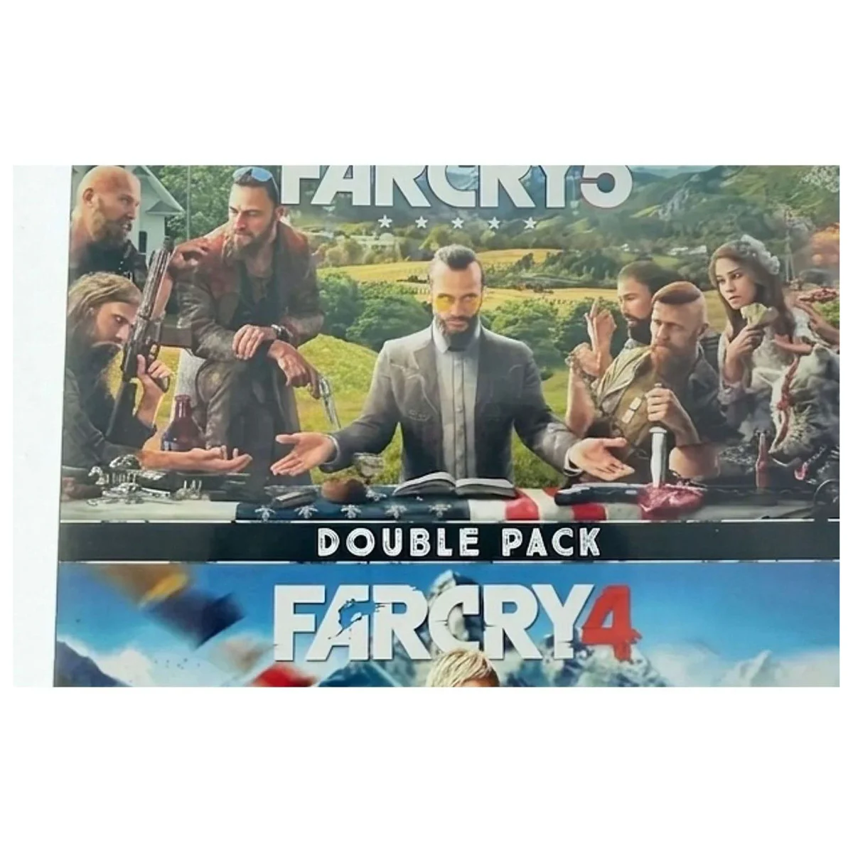 Far Cry 5 & Far Cry 4 Double Pack PlayStation 4 Label — Game in doos
