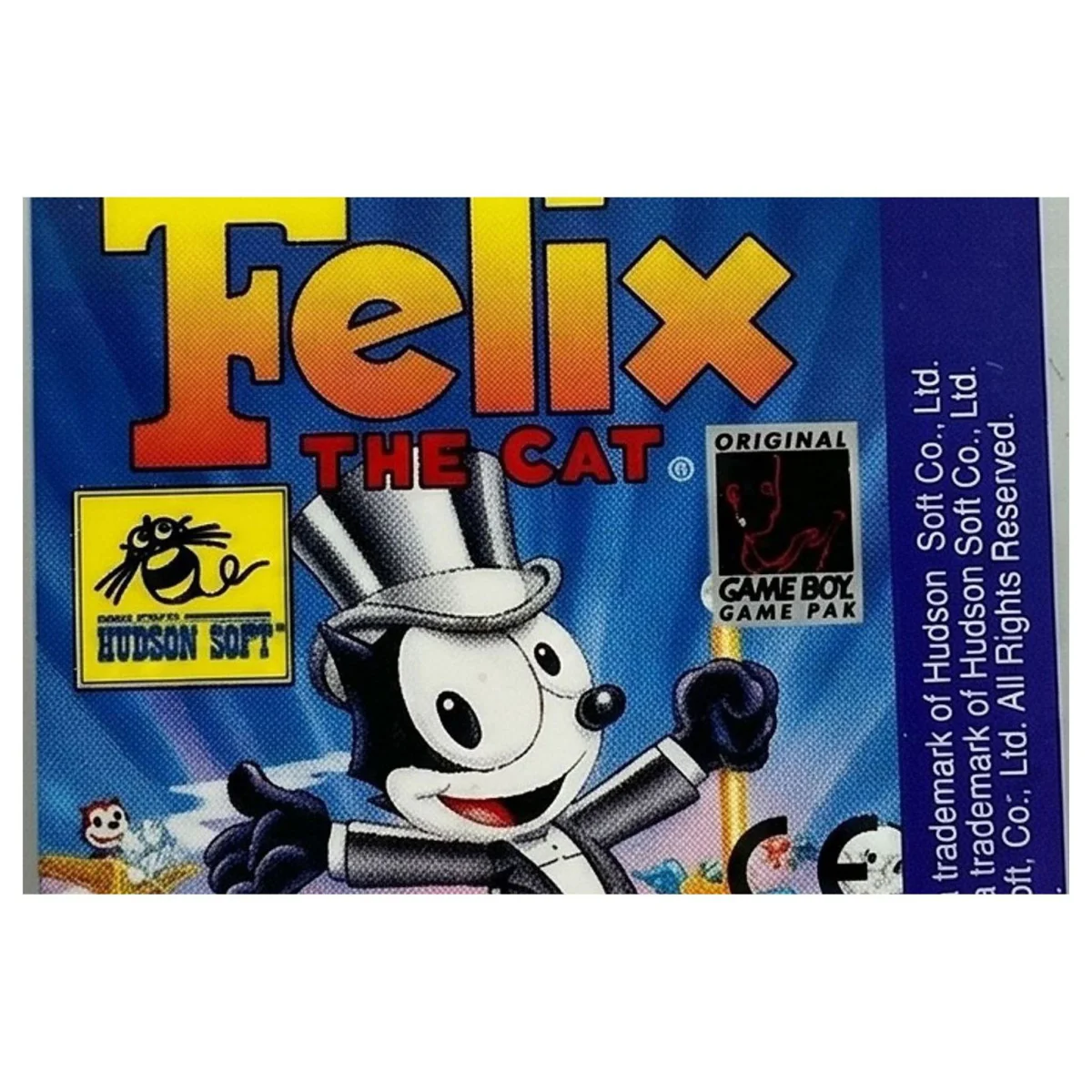 Felix the Cat Game Boy / Color Label — Losse cartridge