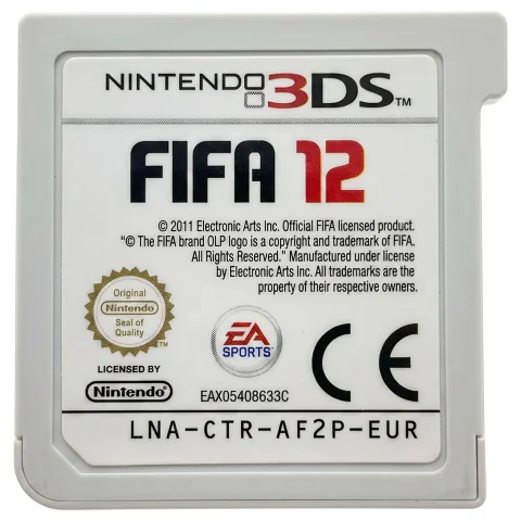 FIFA 12 (Nintendo 3DS) — Losse cartridge, Goede staat — origineel tweedehands kopen bij Gameshop Enter
