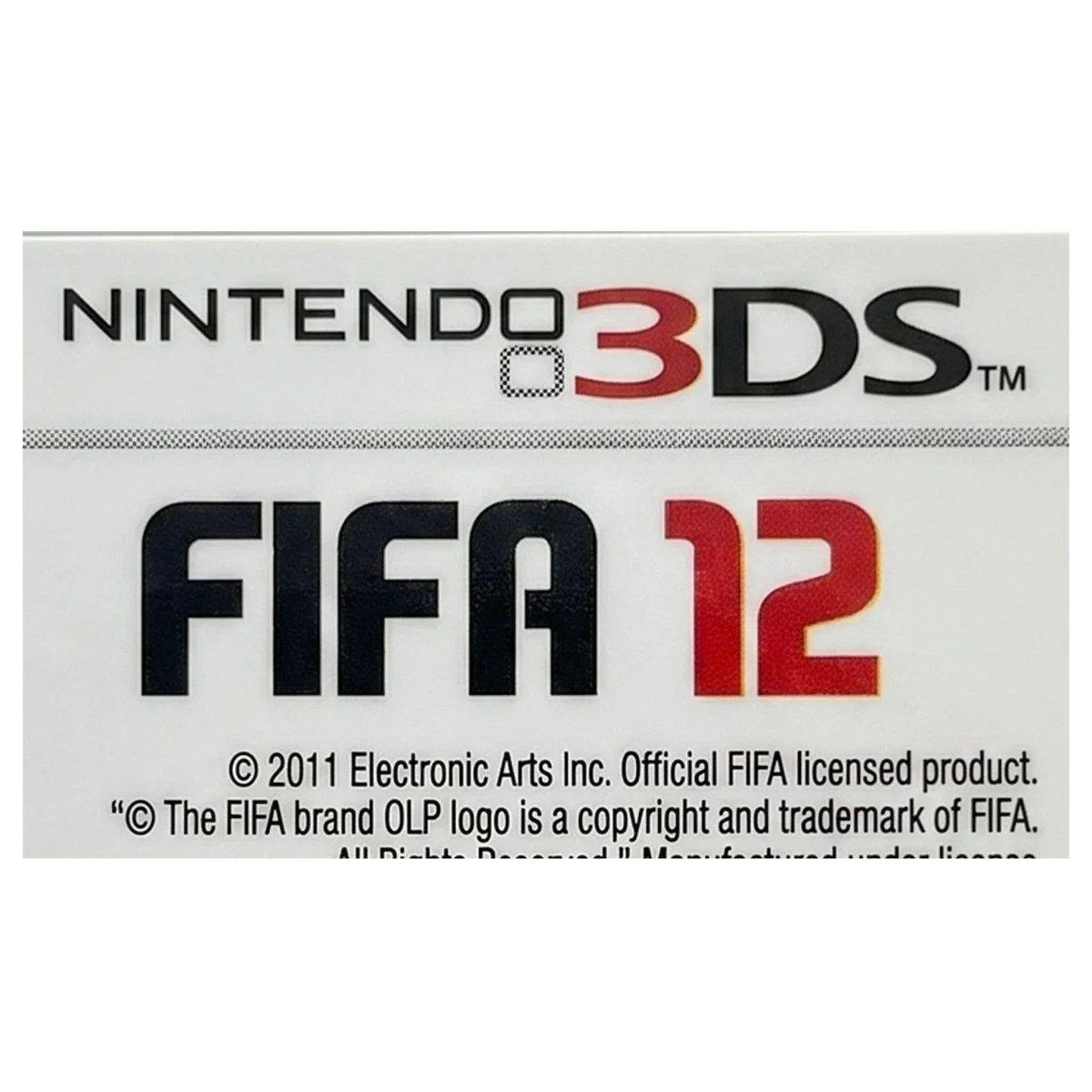 FIFA 12 (Nintendo 3DS) — Detailfoto 1