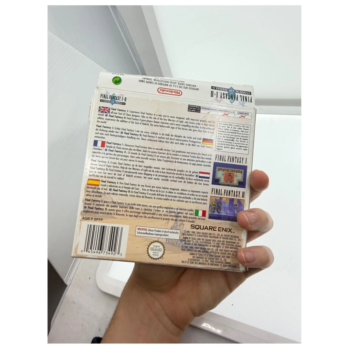 Final Fantasy I & II: Dawn of Souls (Game Boy Advance) — detailní fotografie 1