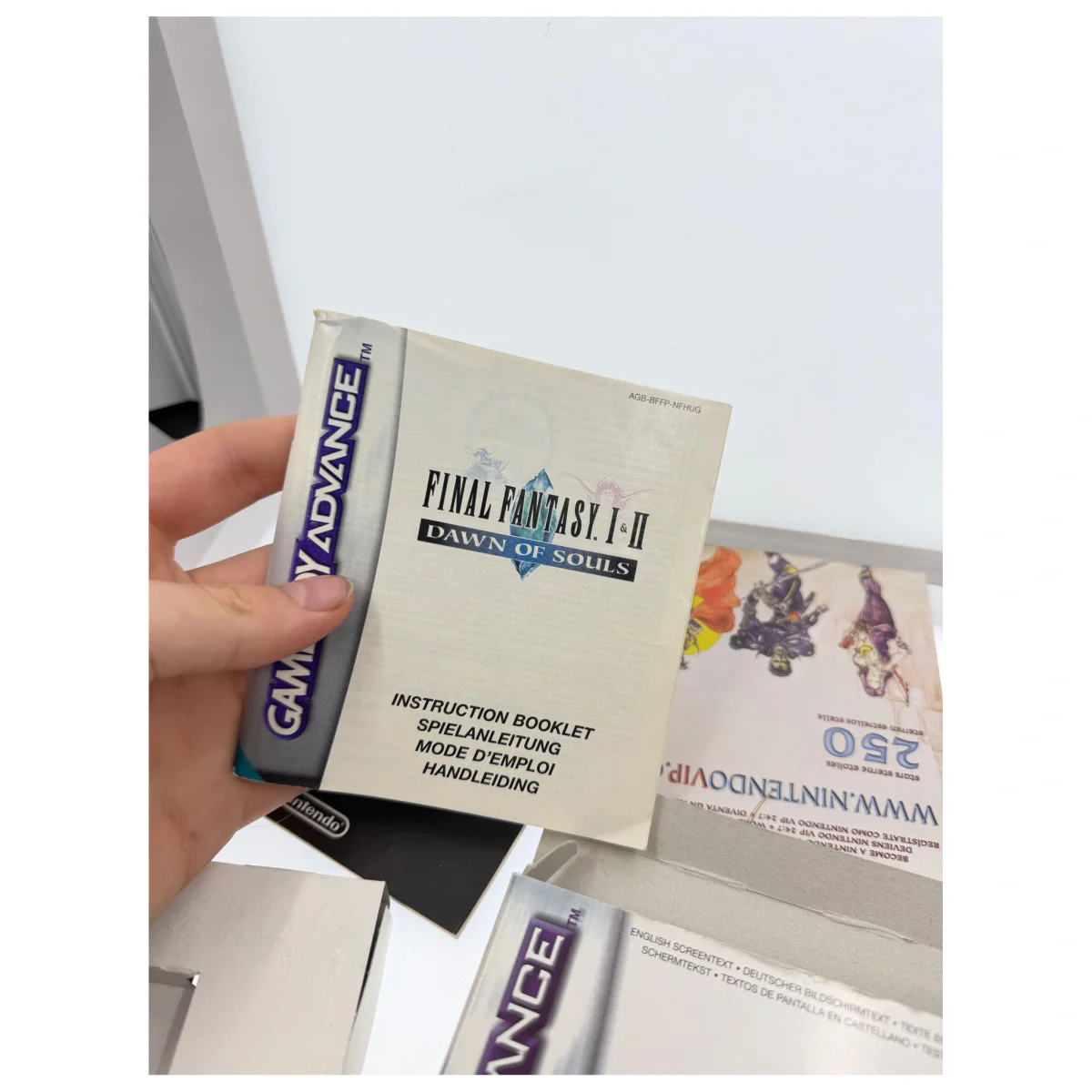 Final Fantasy I & II: Dawn of Souls (Game Boy Advance) — detailní fotografie 4