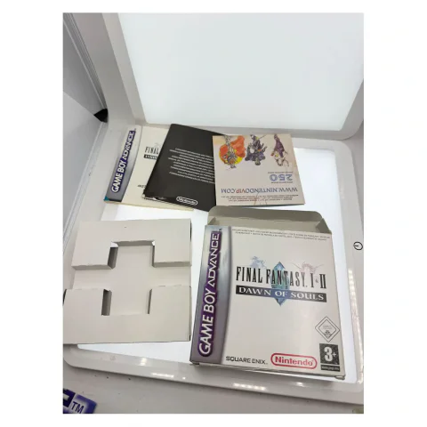 Final Fantasy I & II: Dawn of Souls — met boekje (Game Boy Advance) — Lege doos, Goede staat — origineel tweedehands kopen bij Gameshop Enter
