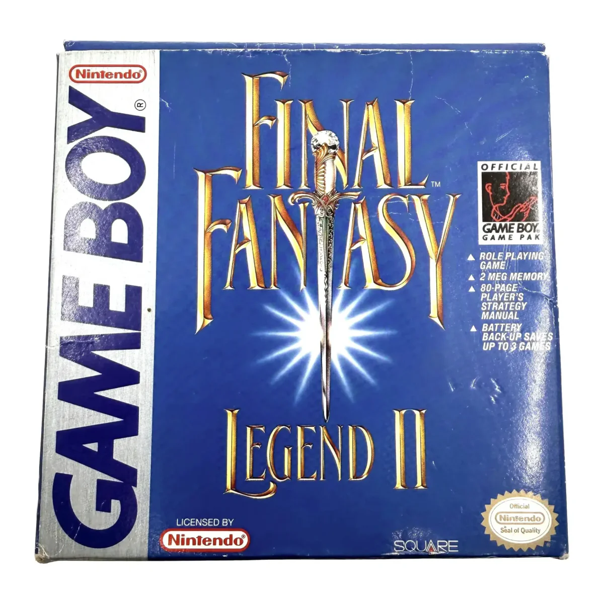 Final Fantasy Legend II (Game Boy / Color) — Pouze prázdná krabice (bez hry)