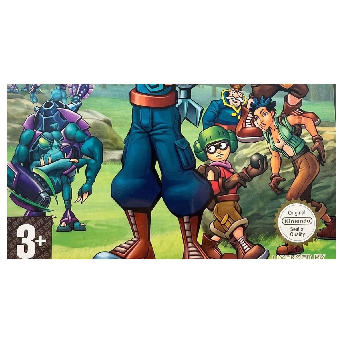 Future Tactics: The Uprising GameCube Binnenkant — Game in doos