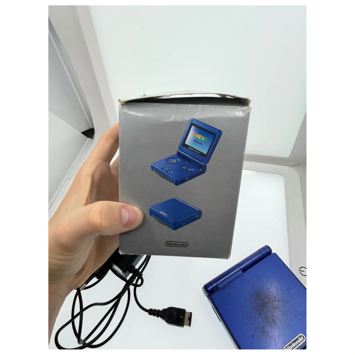 Game Boy Advance SP — Modrá (Game Boy Advance) — detailní fotografie 1