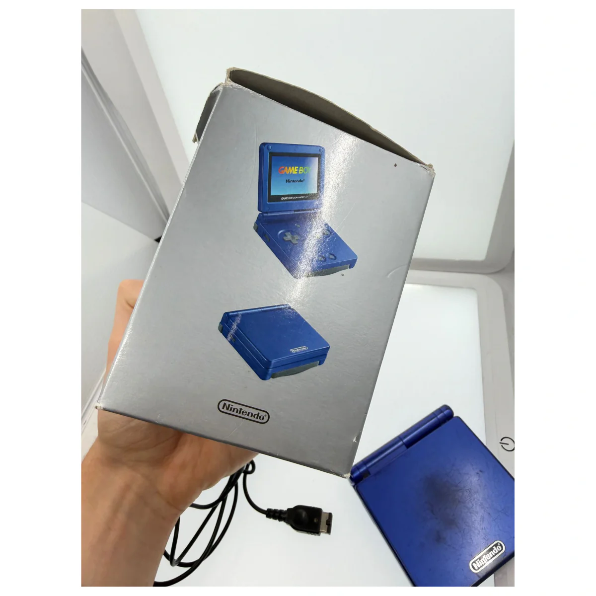 Game Boy Advance SP — Modrá (Game Boy Advance) — detailní fotografie 3
