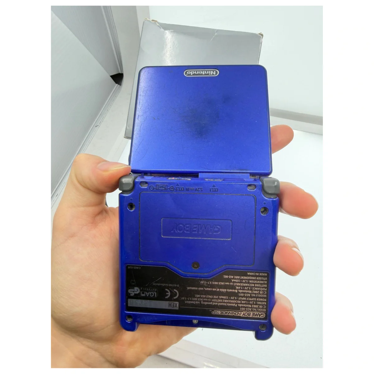 Game Boy Advance SP — Modrá (Game Boy Advance) — detailní fotografie 5