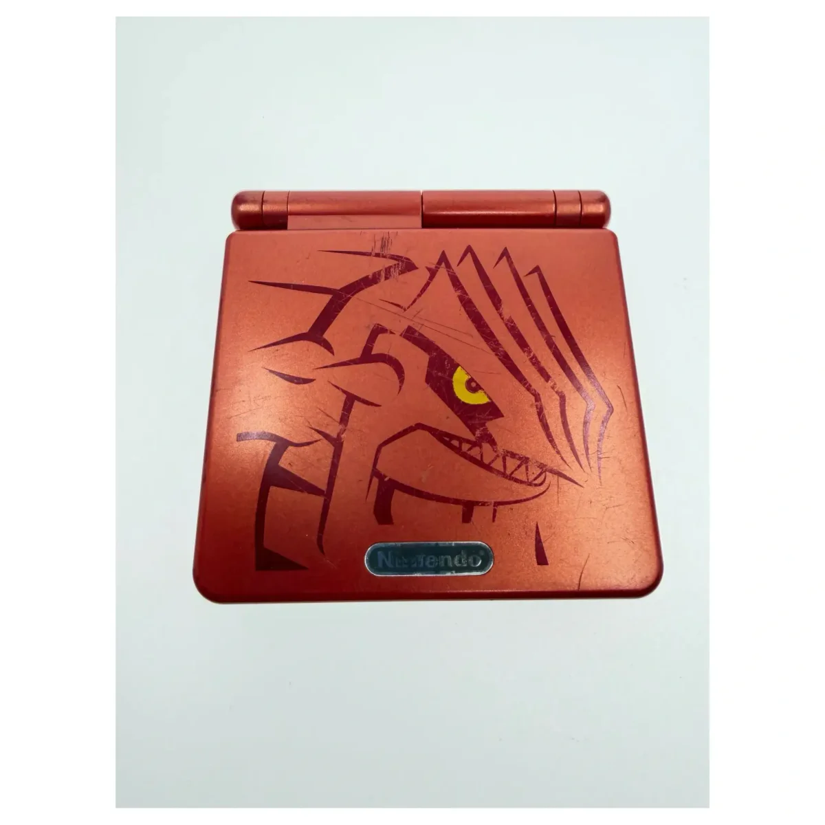 Game Boy Advance SP Pokemon Groudon Edition (Game Boy Advance) — Konsola bez pudełka, gotowa do gry