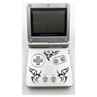 Game Boy Advance SP Zilver Tribal