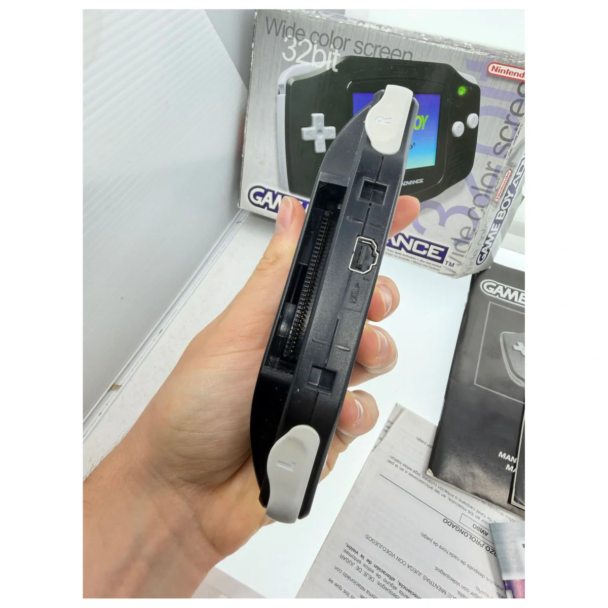 Game Boy Advance — Sort (Game Boy Advance) — detaljefoto 5