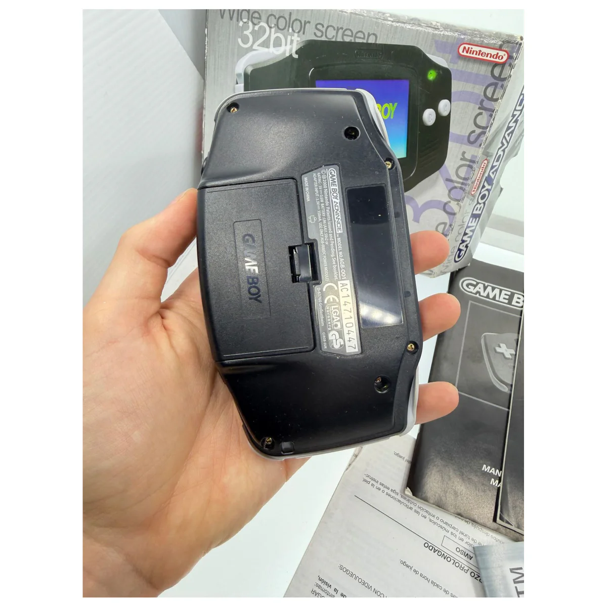 Game Boy Advance — Sort (Game Boy Advance) — detaljefoto 7