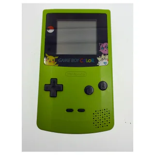 Game Boy Color Groen met Pokemon Lens (Reshell)