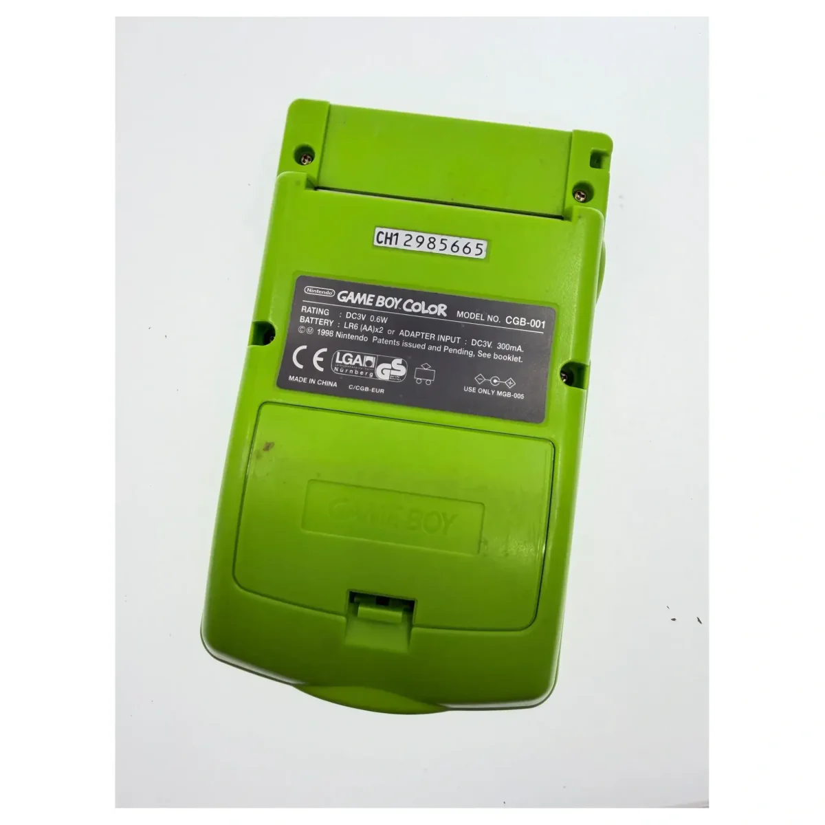 Game Boy Color Green with Pokemon Lens (Reshell) (Game Boy / Color) — detail photo 4