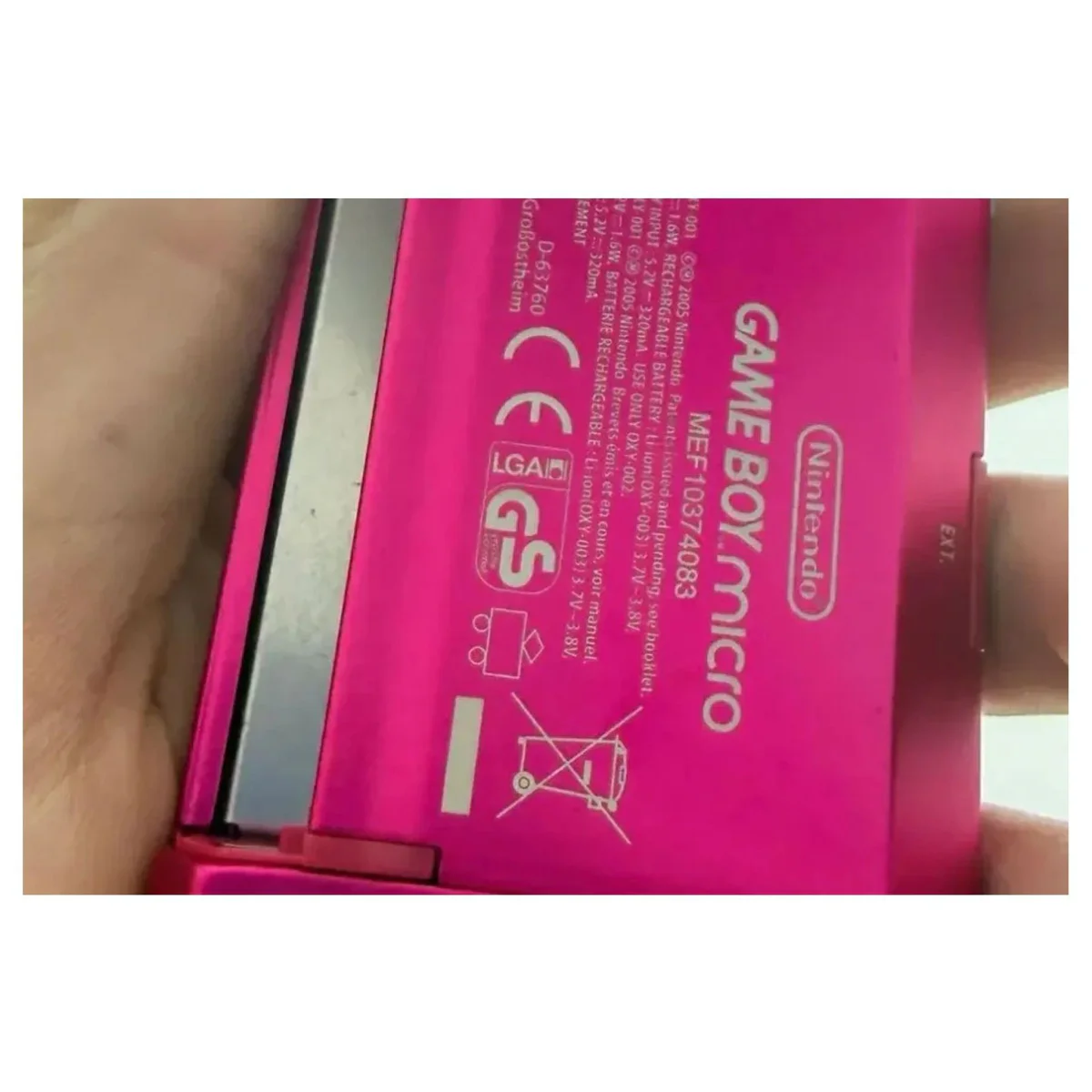 Game Boy Micro — Różowy (Game Boy Advance) — zdjęcie szczegółowe 2