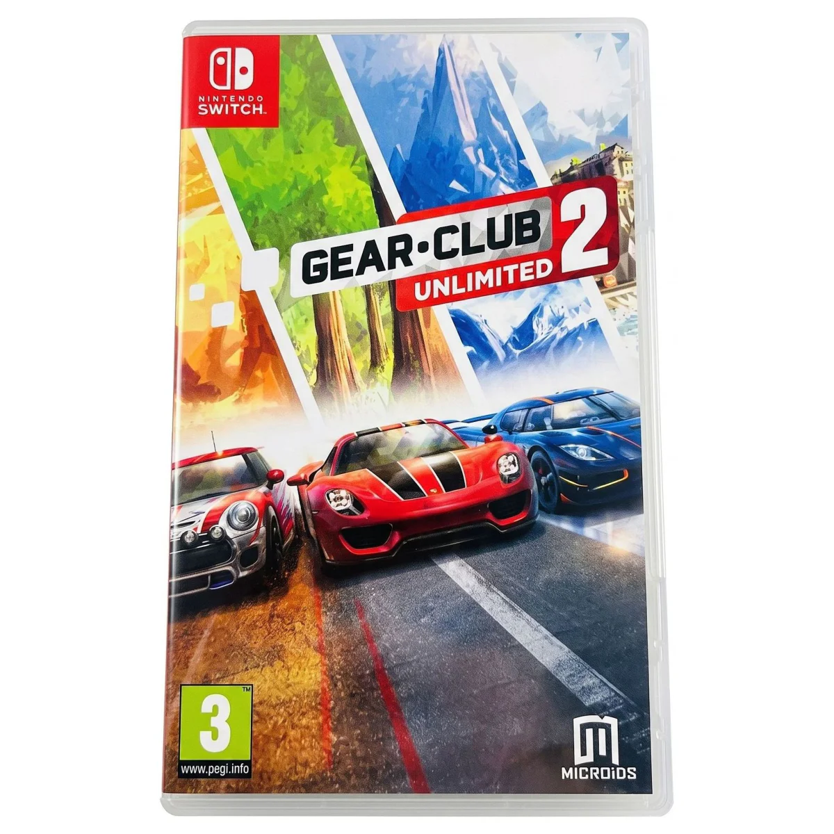 Gear.Club Unlimited 2 Nintendo Switch Voorkant — Game in doos