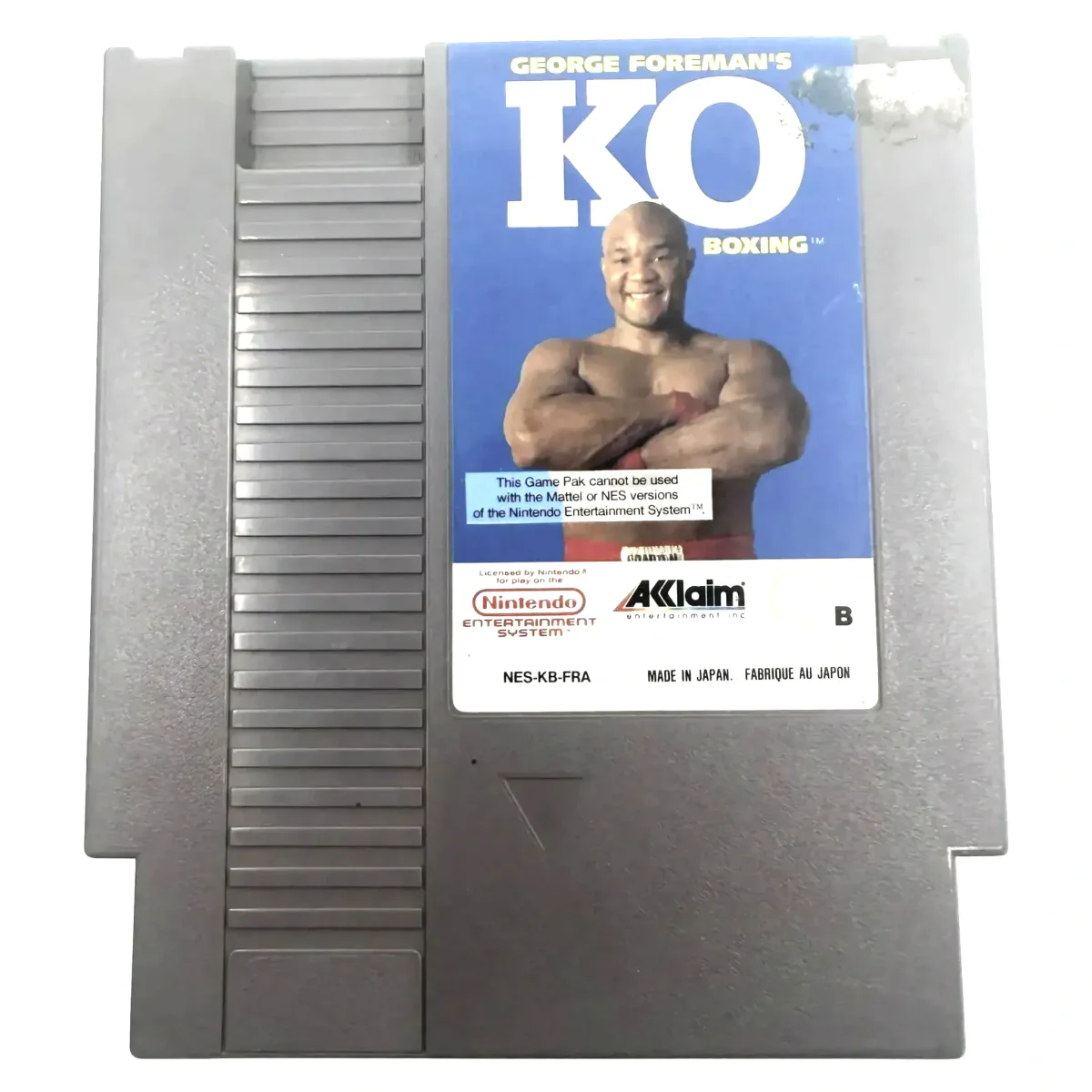 George Foreman's KO Boxing (NES) — Pouze kazeta (bez krabice)