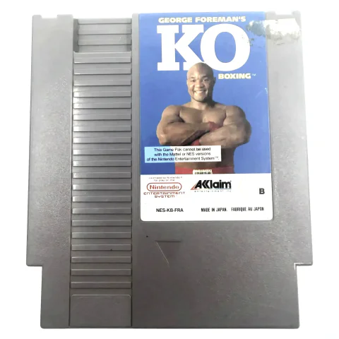 George Foreman's KO Boxing (NES) — Losse cartridge, Speelstaat — origineel tweedehands kopen bij Gameshop Enter