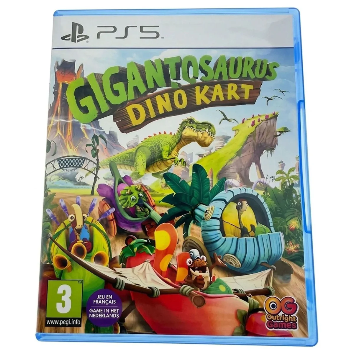 Gigantosaurus: Dino Kart PlayStation 5 Voorkant — Game in doos