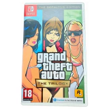 Grand Theft Auto: The Trilogy - The Definitive Edition Nintendo Switch Voorkant — Game in doos